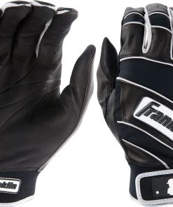 Franklin Youth Natural II Batting Gloves For Boys' Black/black