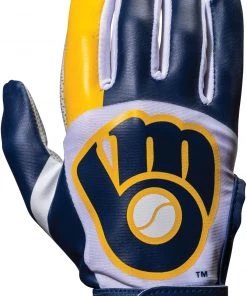 Franklin Milwaukee Brewers Youth Batting Gloves For Men