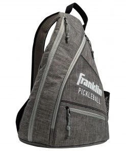 Franklin Pickleball-X Elite Performance Sling Bag For Men Gray