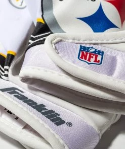 Franklin Youth Pittsburgh Steelers Receiver Gloves -Franklin Sport Store unnamed file 646