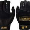 Franklin Youth Pro Classic Batting Gloves For Boys' Black/gold