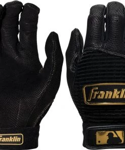 Franklin Youth Pro Classic Batting Gloves For Boys' Black/gold