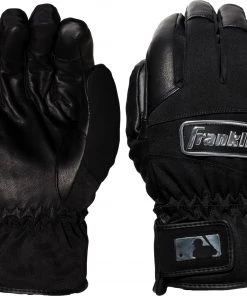 Franklin Adult COLDMAX Outdoor Baseball Gloves For Men Black