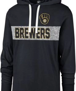 '47 Men's Milwaukee Brewers Blue Franklin Hoodie
