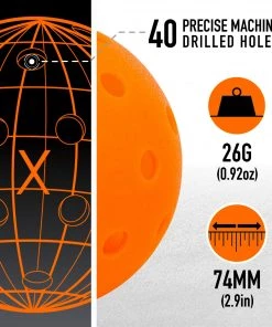 Franklin X-40 Lava Outdoor Pickleballs – 3 Pack For Unisex -Franklin Sport Store unnamed file 708