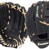 Franklin 12.5" Pro Flex Hybrid Series Glove For Unisex Black/tan