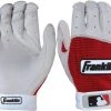 Franklin Youth Pro Classic Series Batting Gloves For Boys' Red