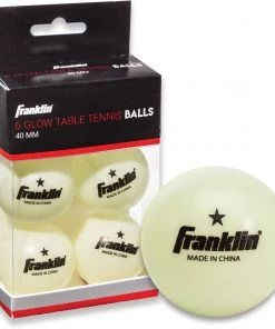 Franklin Glow In The Dark Table Tennis Balls For Unisex