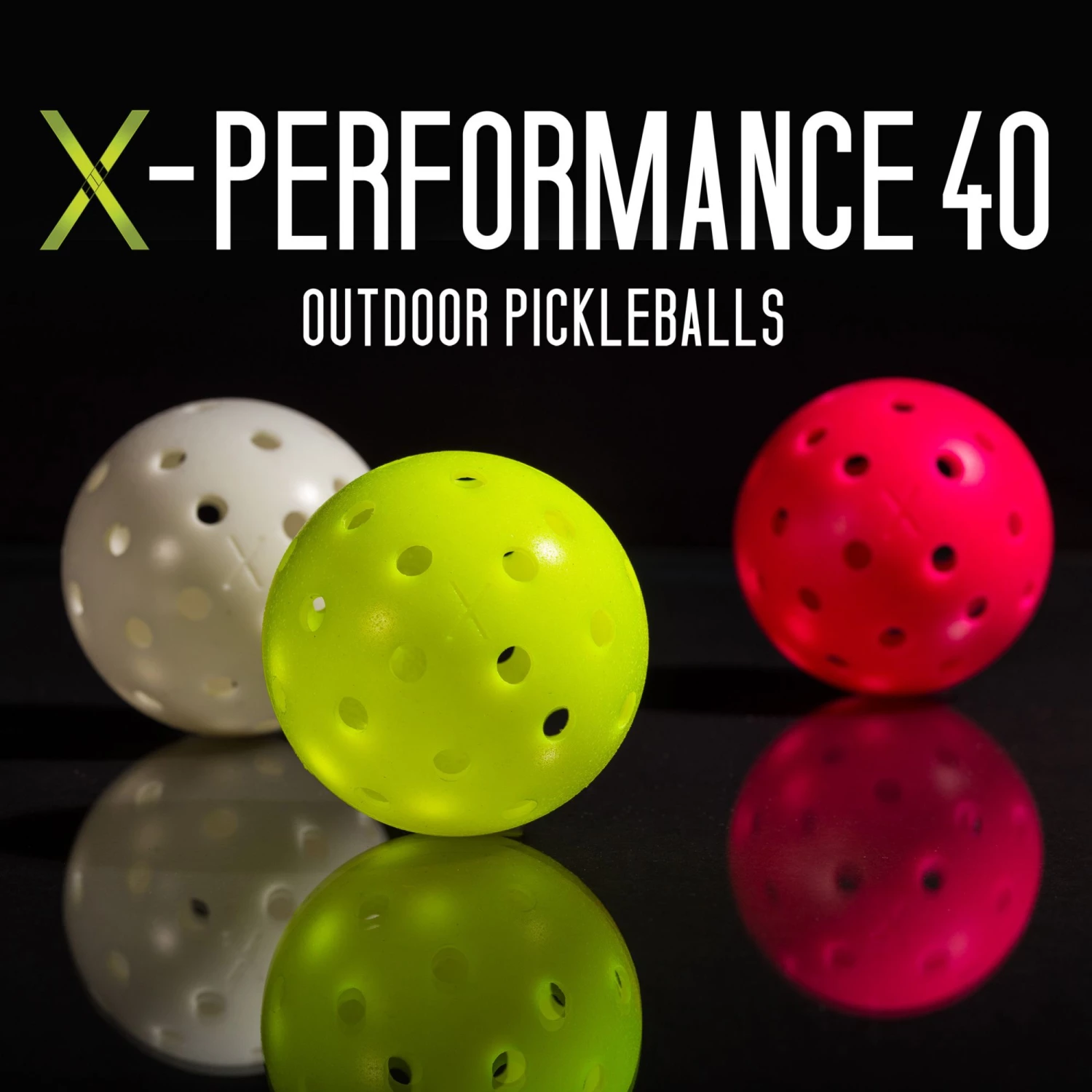 Franklin X-40 Performance Outdoor Pickleball Balls- 100 Pack For Unisex Optic Yellow 5 Franklin X-40 Performance Outdoor Pickleball Balls- 100 Pack For Unisex Optic Yellow - Image 4