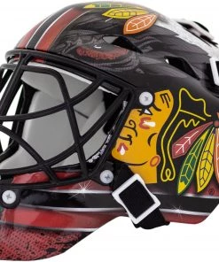 Franklin Chicago Blackhawks Mini Goalie Helmet For Unisex