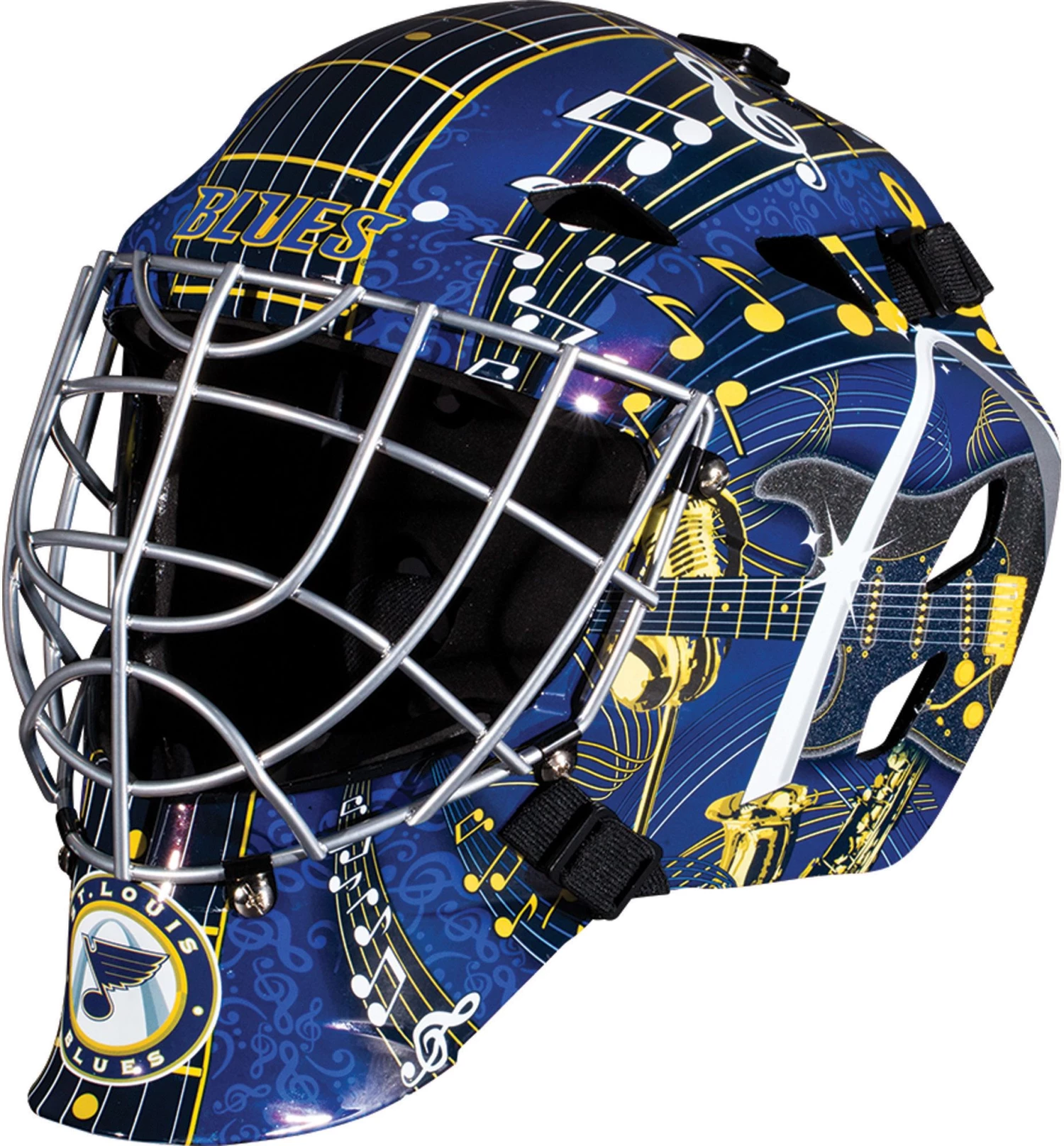 Franklin St. Louis Blues Mini Goalie Helmet For Unisex 3 Franklin St. Louis Blues Mini Goalie Helmet For Unisex