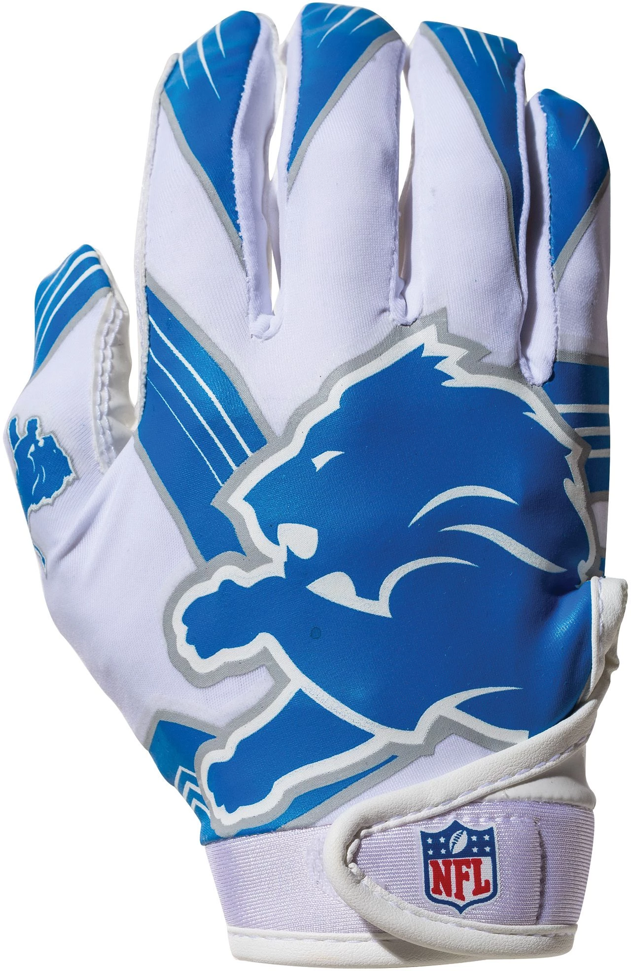 Franklin Youth Detroit Lions M/L Receiver Gloves For Girls' 3 Franklin Youth Detroit Lions M/L Receiver Gloves For Girls'
