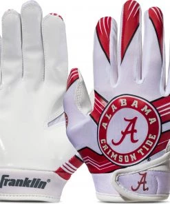 Franklin Youth Alabama Crimson Tide Receiver Gloves For Women