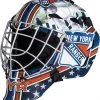Franklin New York Rangers Mini Goalie Helmet For Unisex