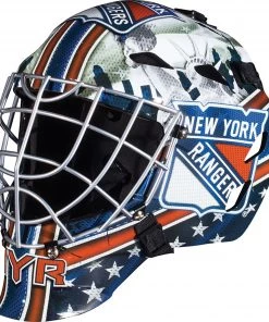 Franklin New York Rangers Mini Goalie Helmet For Unisex