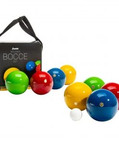 Franklin Sports Wooden 100mm Bocce Ball Set For Unisex