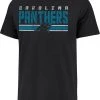 '47 Men's Carolina Panthers Black Stripe Franklin T-Shirt